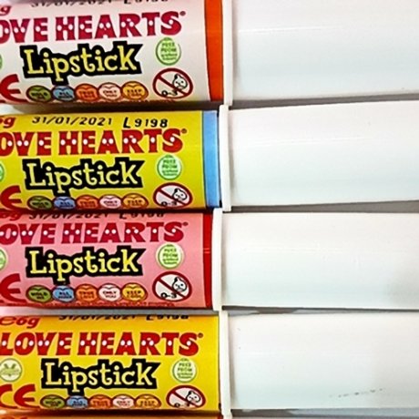Candy / Love Hearts Lipsticks Love Hearts Candy Lipsticks